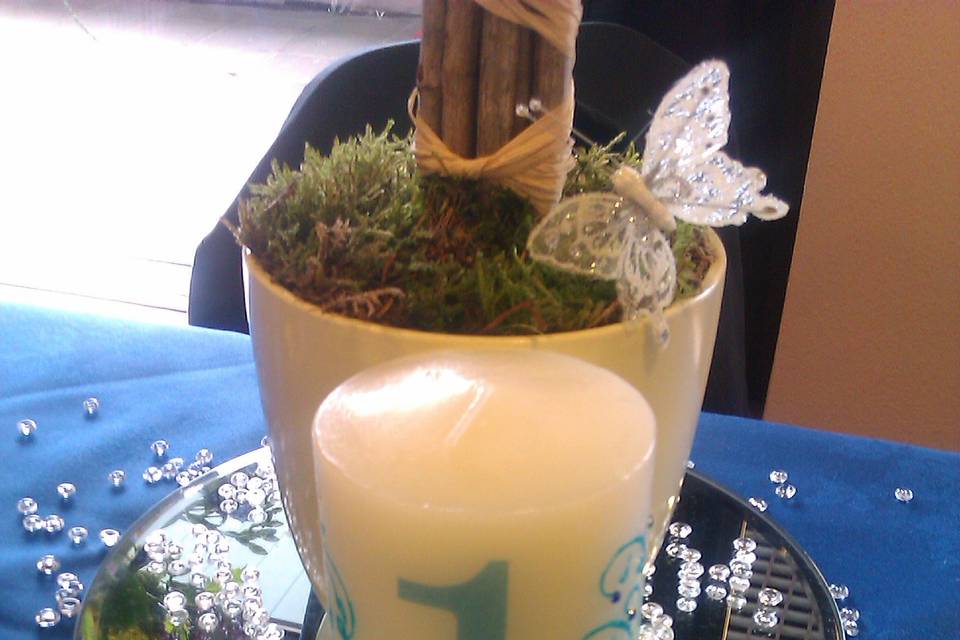 Center piece candle