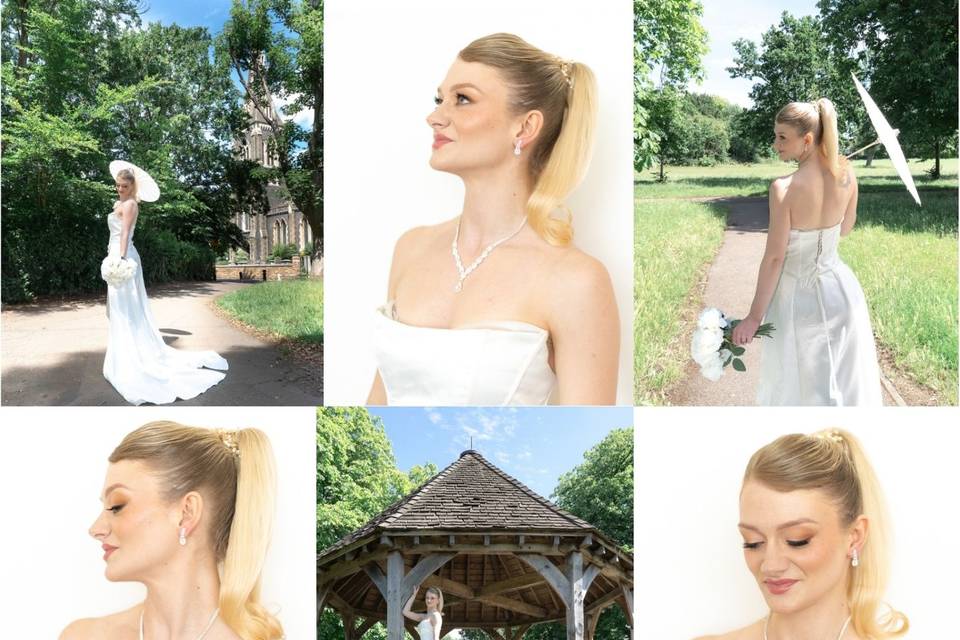 Bridal shoot of Sara