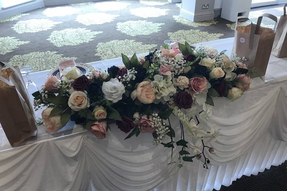 Top table flowers