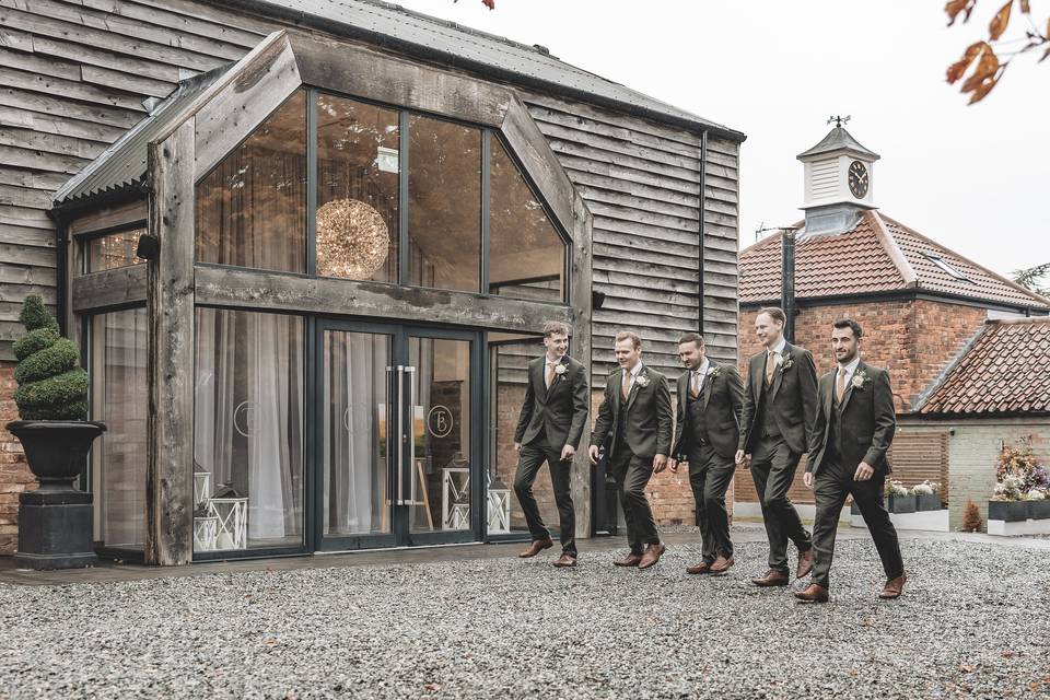 Groomsmen group photo