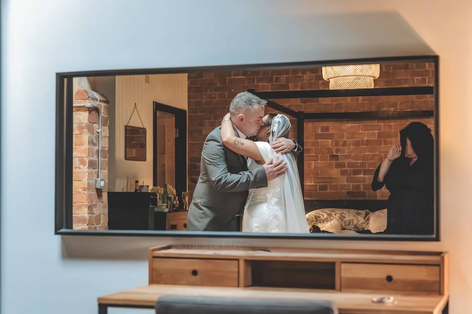 Father daughter moment