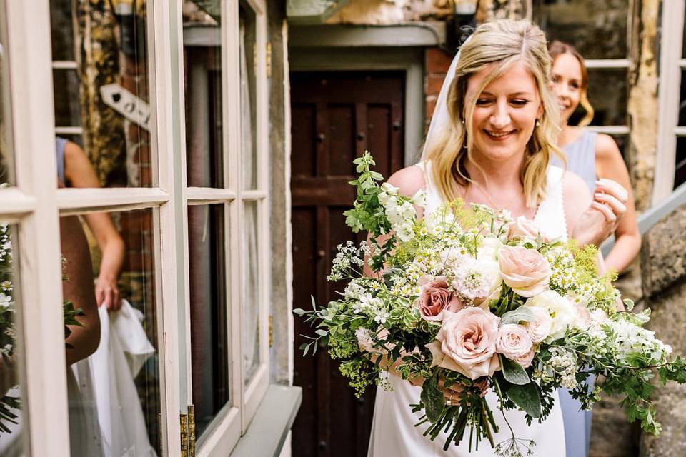Spring floral bouquet