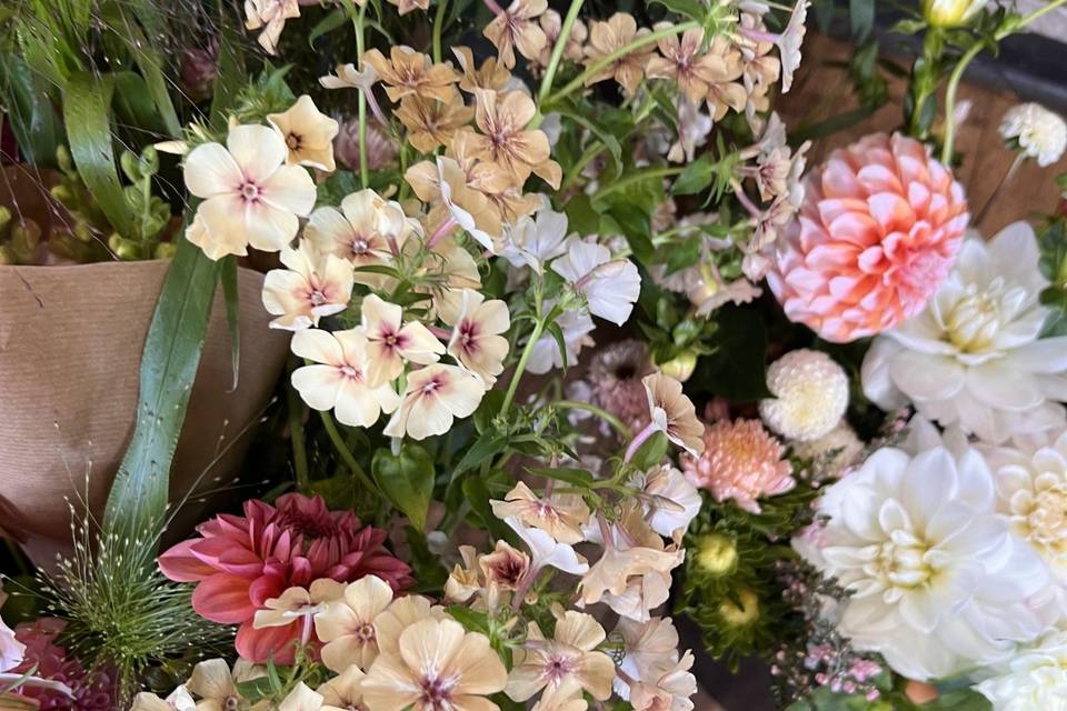 Locally grown flowers