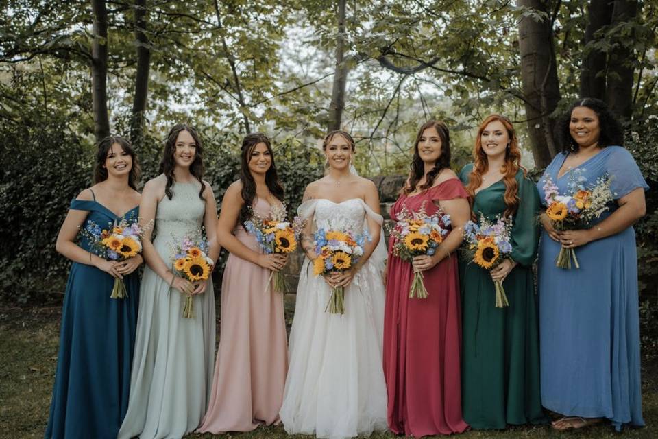 Bride & Bridesmaid Bouquets