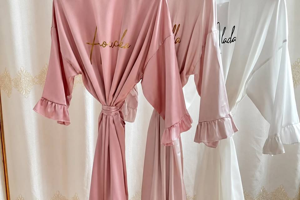 Personalised Satin Robes