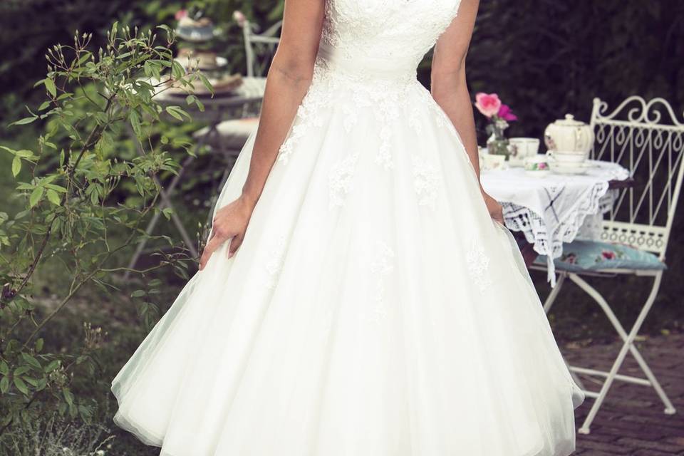 Molly Mae Tea Length Wedding Dress
