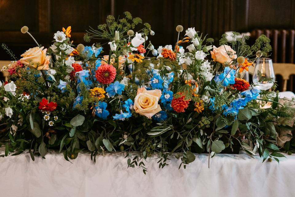 Flower meadow top table