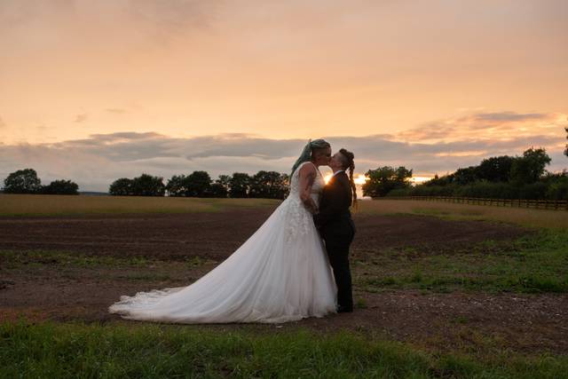 Sunset at Donnington Park