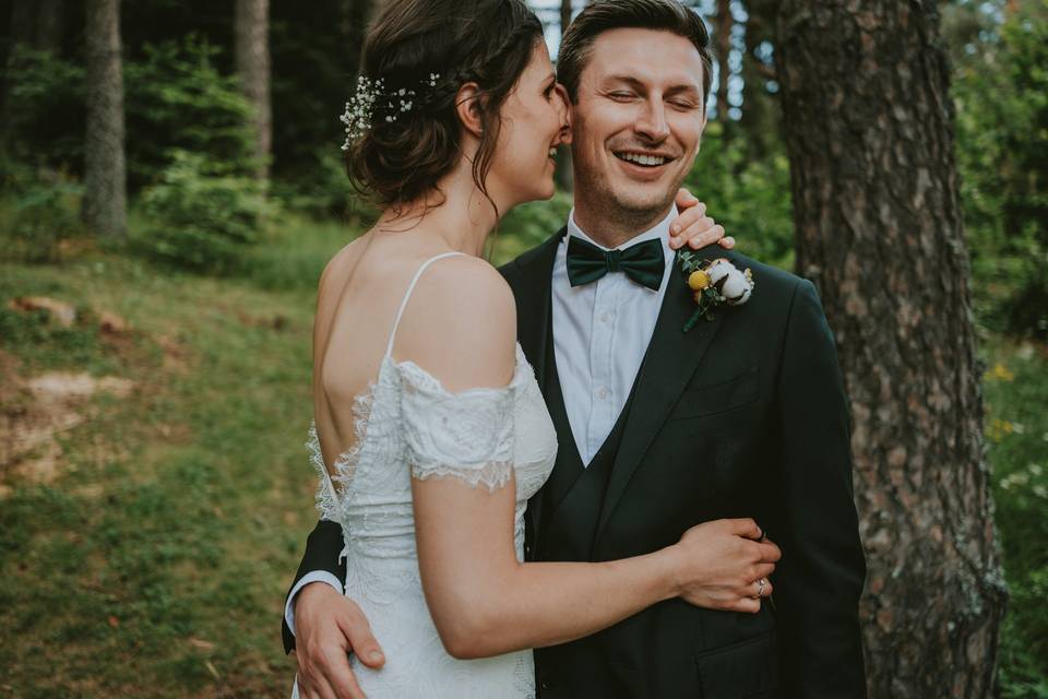 Intimate Woodland Wedding