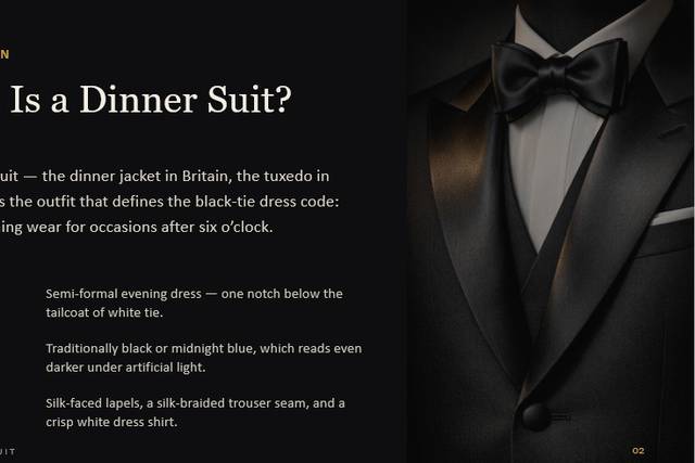 The Dinner Suit