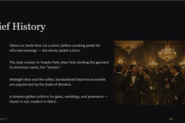 The Dinner Suit