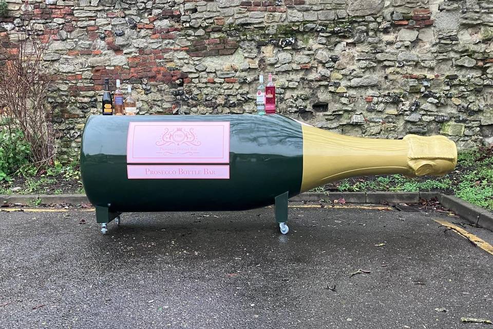 Mini prosecco bar