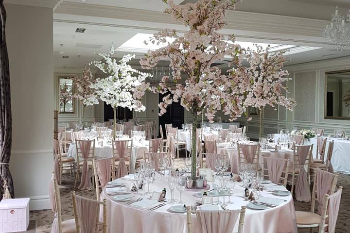 Table Linen, Sashes & Blossoms