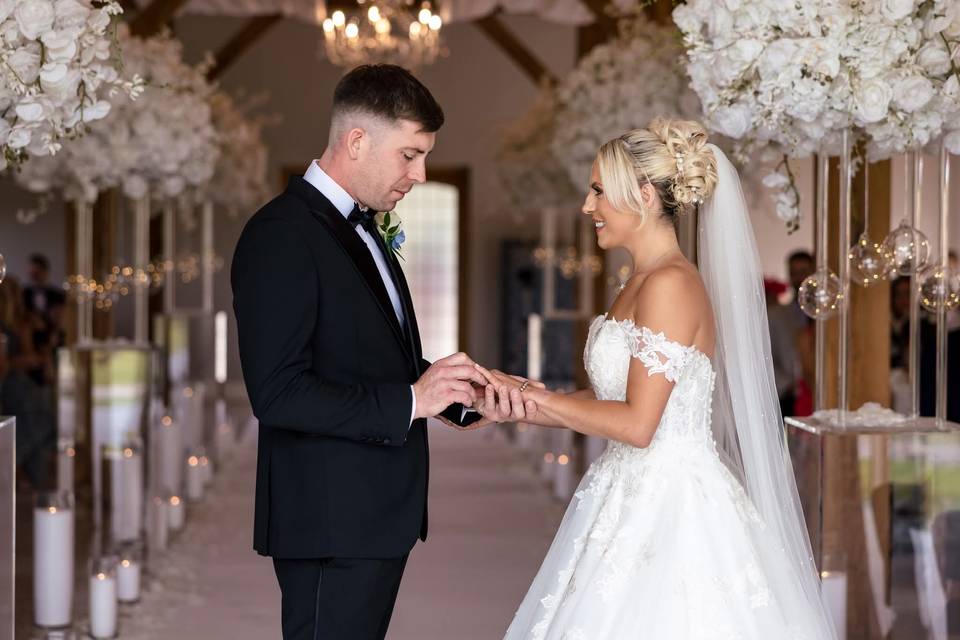My bro and new mrs pegg