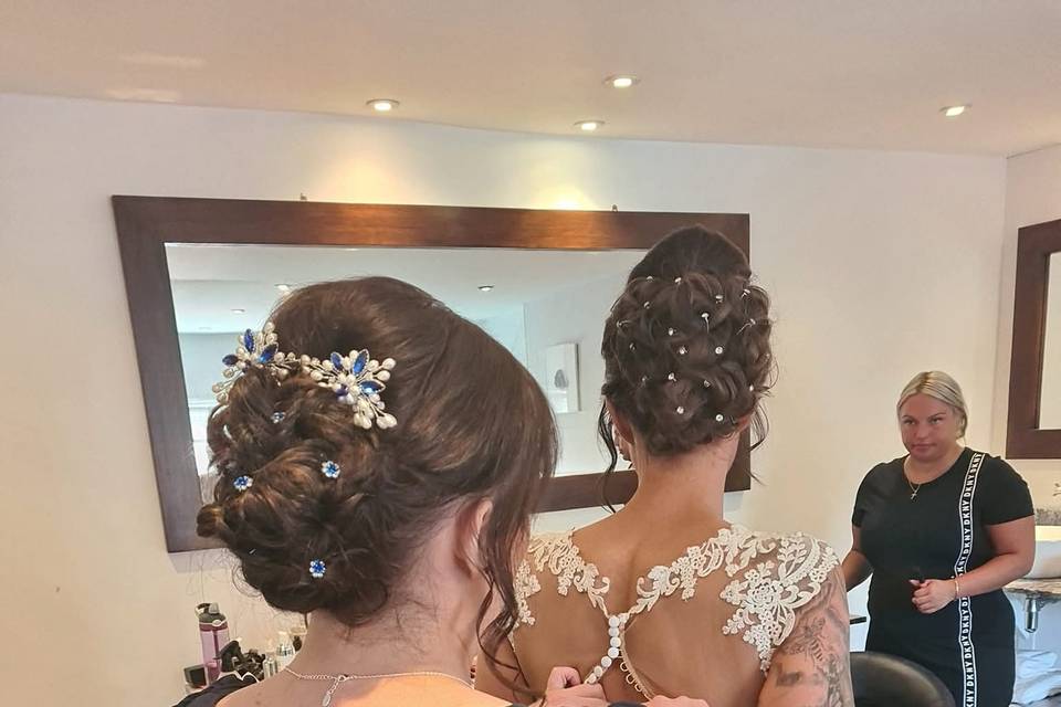 Bridesmaid duties