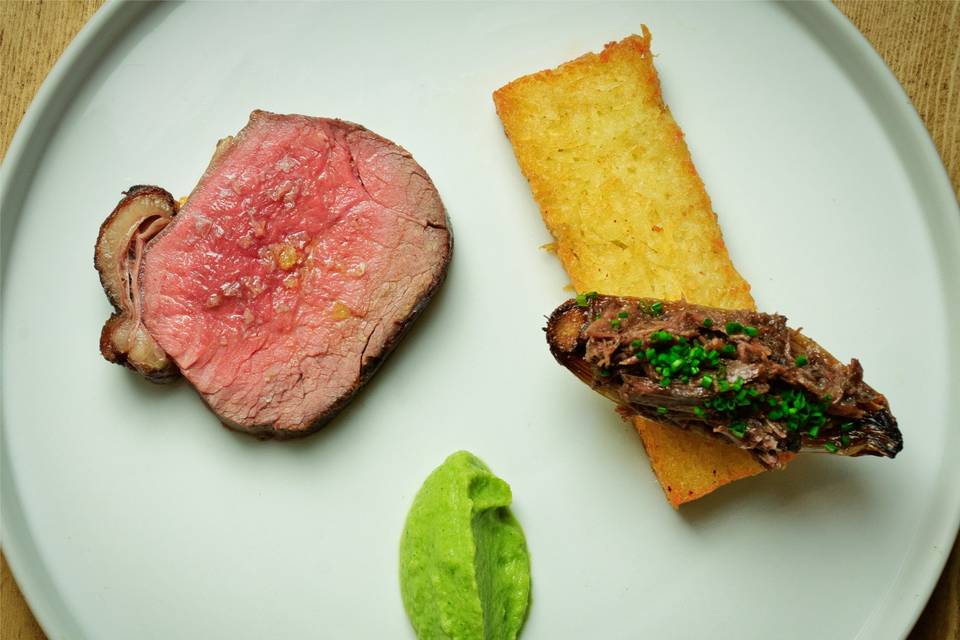 Beef Striploin and Rosti