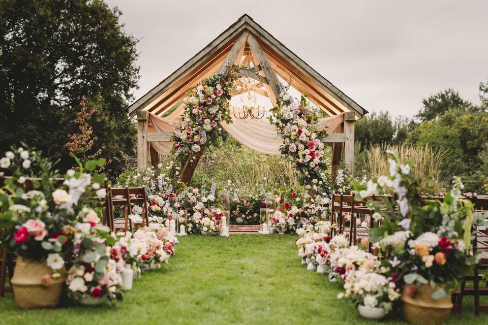 Outdoor weddings wales
