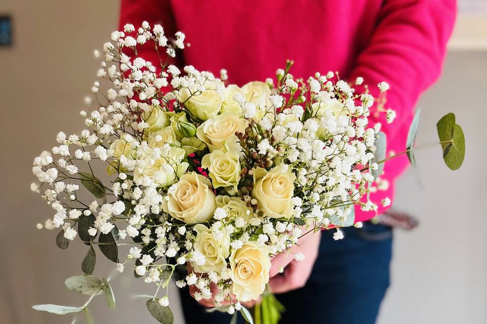 Christmas bridesmaid bouquet