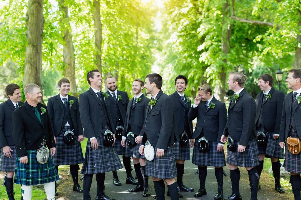 The groomsmen