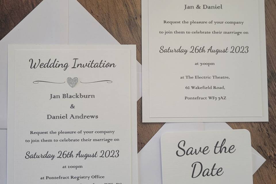 Invitation packs