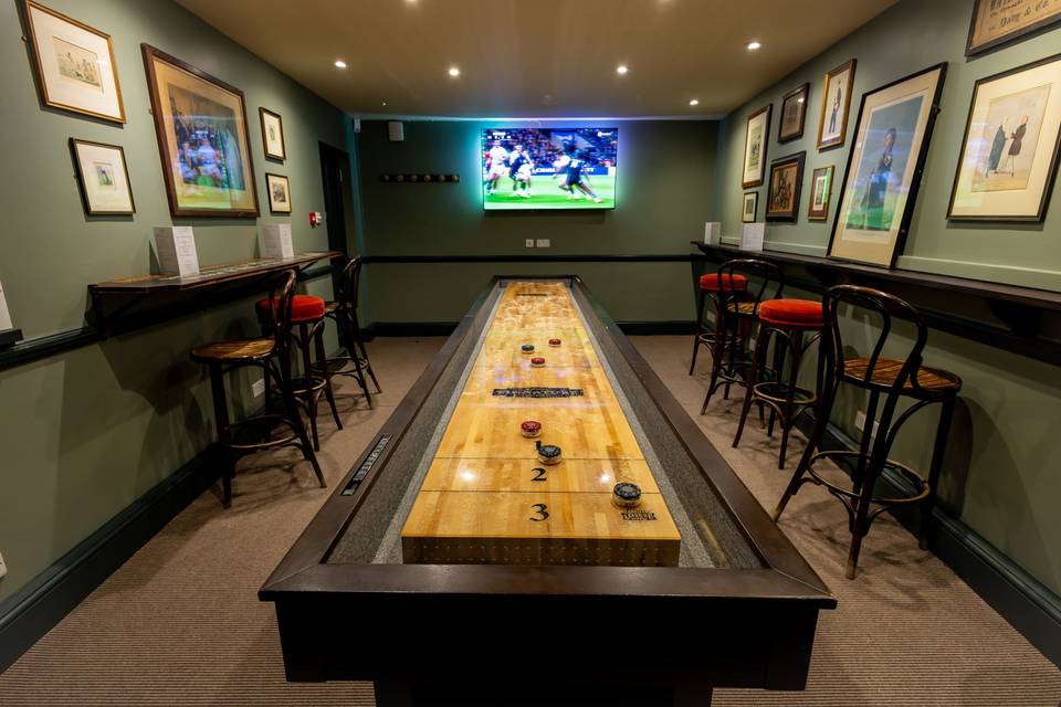 Shuffleboard Room on site