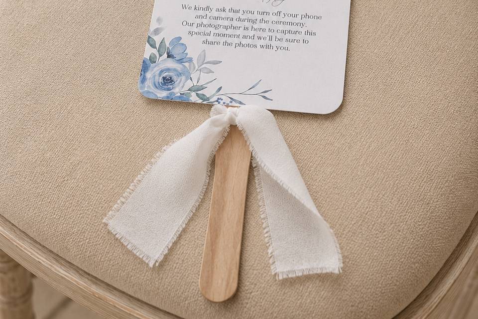 Dusky Bloom Paddle Fan