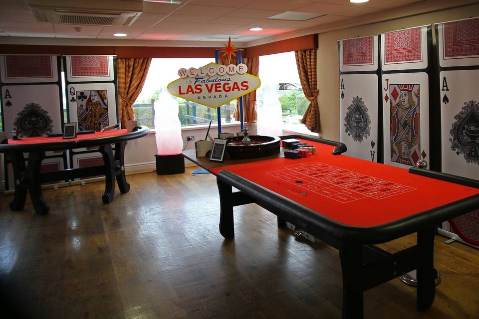 Casino table hire