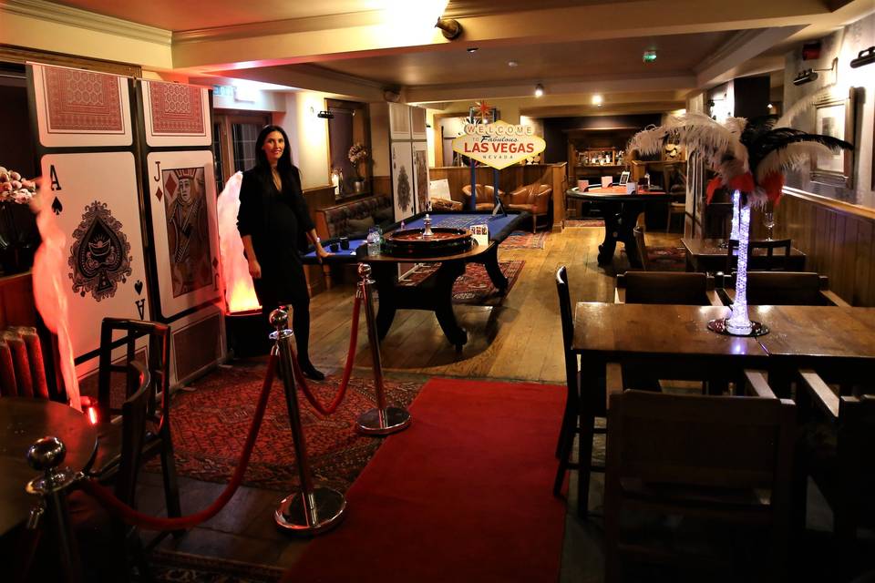 Casino table hire