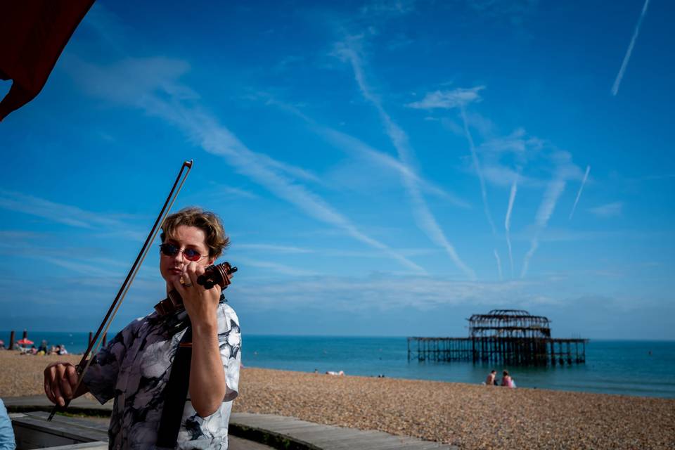 West Pier background