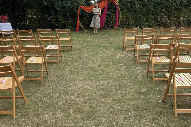 Northampton outdoor wedding