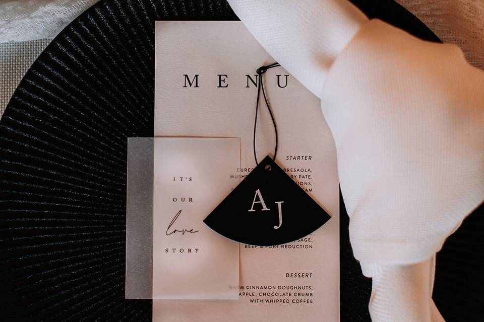 Elegant Type Menu