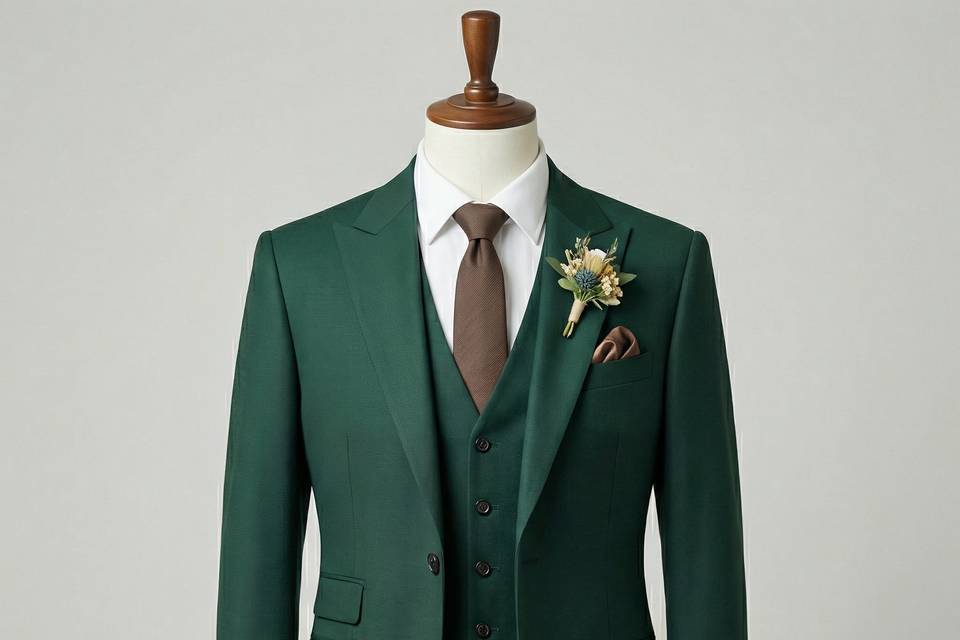Green Wedding Suit
