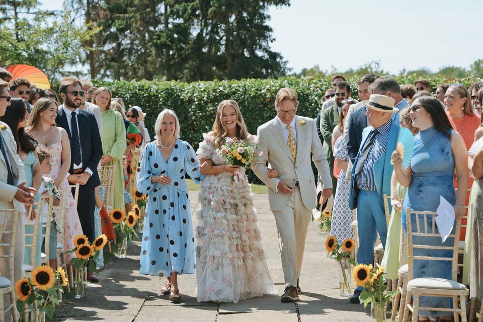 Walk down the aisle