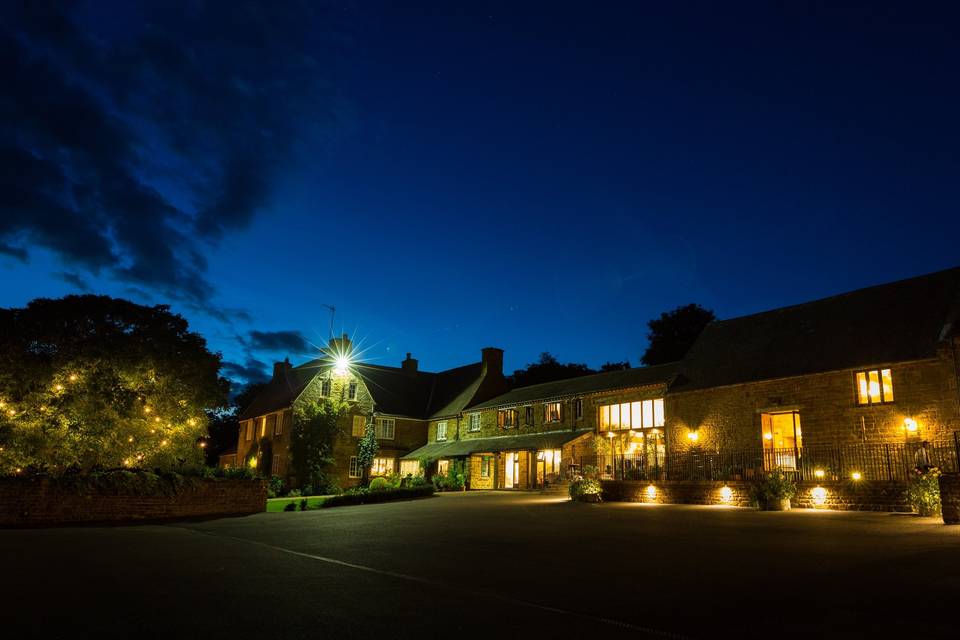 Crockwell Farm at night