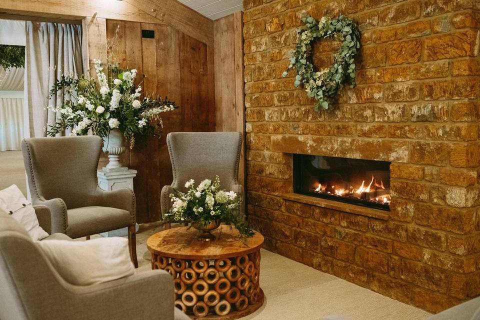 Bar fireplace