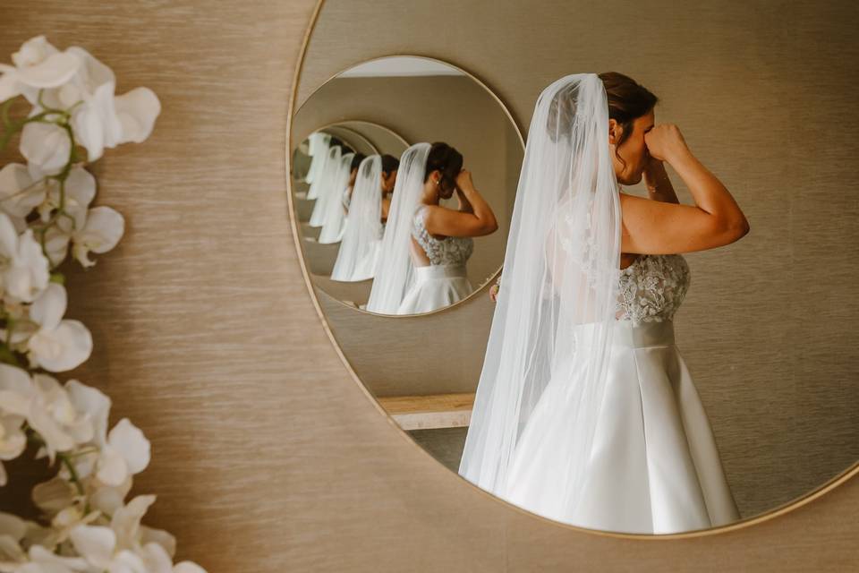 Bride's dress