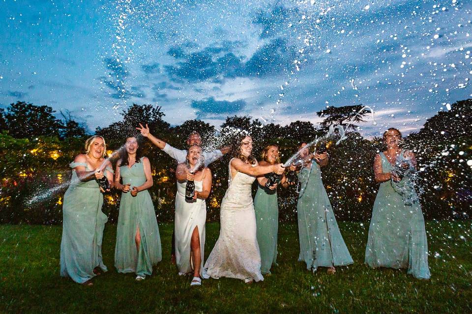 Champagne shot