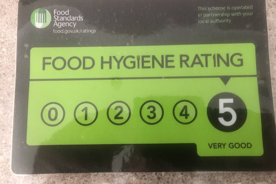 Hygiene rating 5