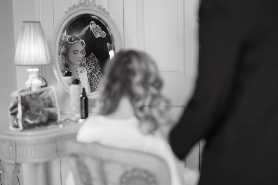 Hairspray shot