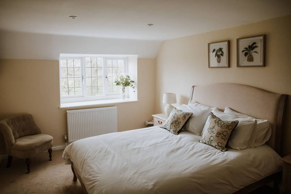 One of the onsite bedrooms