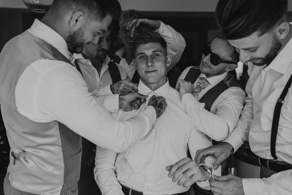 Groom prep