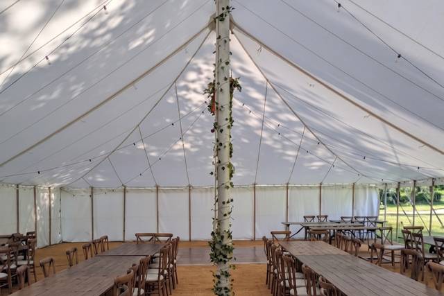 Traditional Marquee & matting