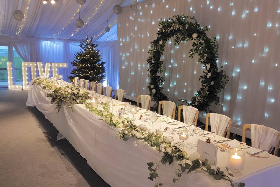 Top table dressing