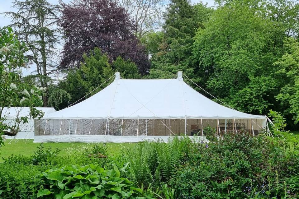 Traditional marquee 12m x 18m