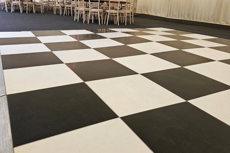 Black and White Dance Floor