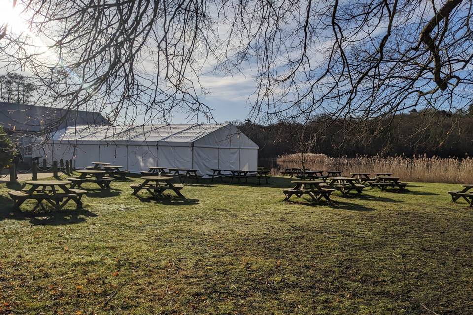 The Boathouse Framed Marquee