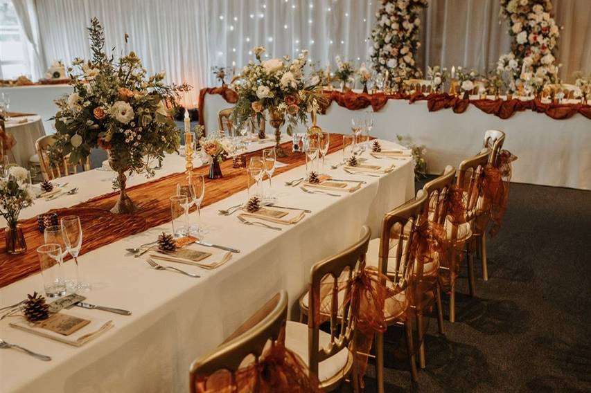 Autumnal Table Set Up
