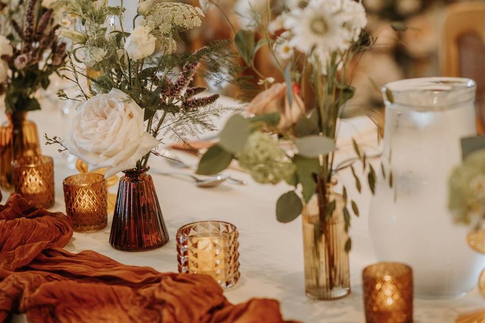 Gold Themed Table