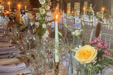 Candles and Bud Vases