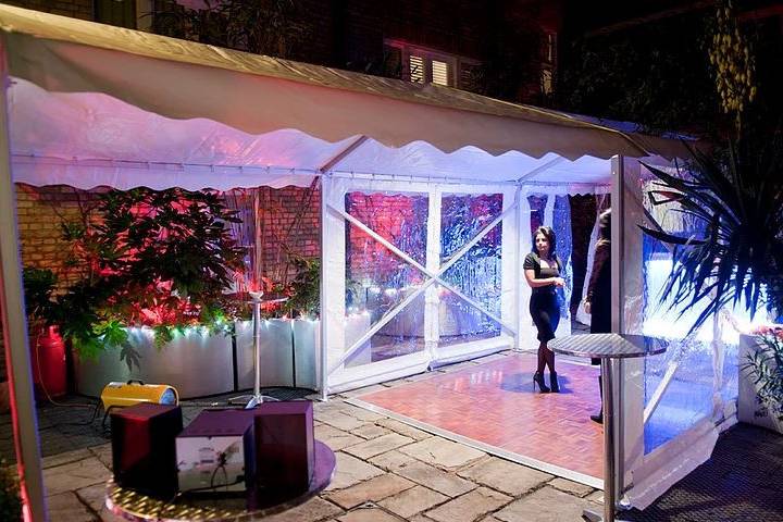 Wedding reception setup - Dynamic Marquees